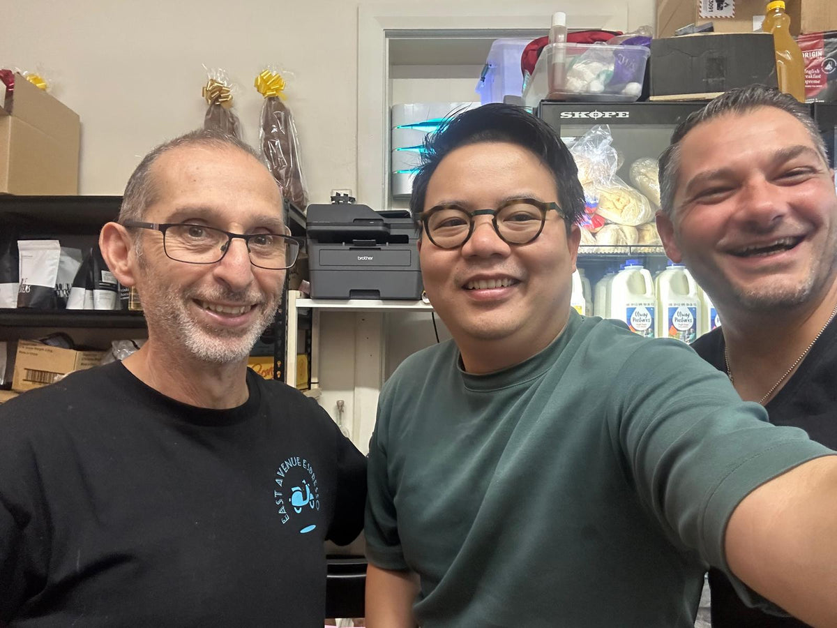 George from East Avenue Espresso with the CPS team