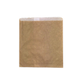 A plain brown paper envelope or gift bag shown flat against a white background.