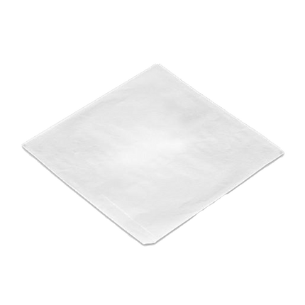 White paper bag no handle with white background