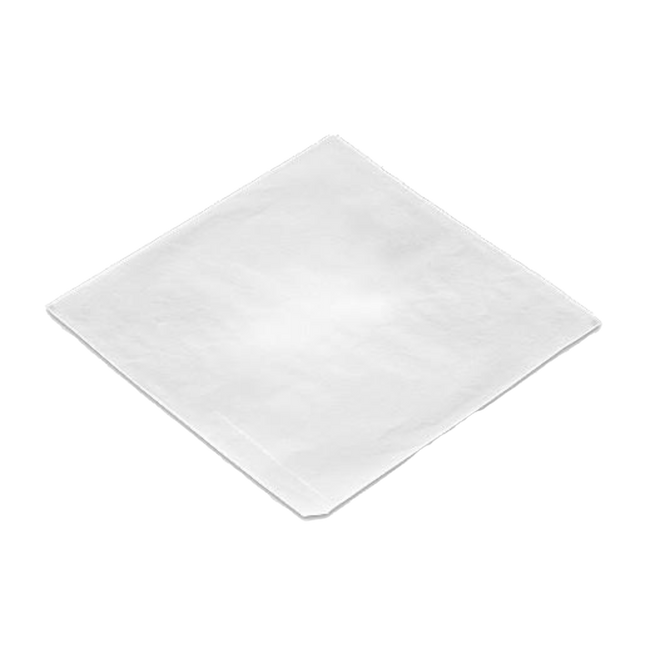 White paper bag no handle with white background