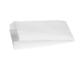 White paper bag no handle with white background