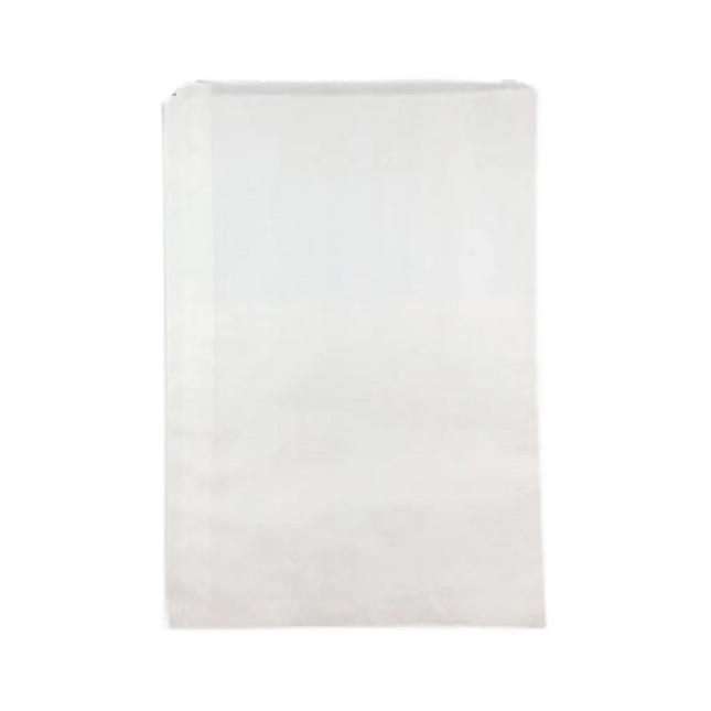 White paper bag no handle with white background